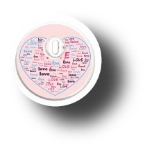 STICKER FREESTYLE LIBRE® 3 / MODEL Love rosa [157_13]
