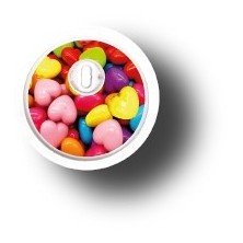 STICKER FREESTYLE LIBRE® 3 / MODELLO Caramelle gommose a forma di cuore [178_13]