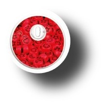 STICKER FREESTYLE LIBRE® 3 / MODELLO Lune e stelle rosse [181_13]