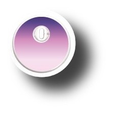STICKER FREESTYLE LIBRE® 3 / MODEL White and purple flashes [192_13]