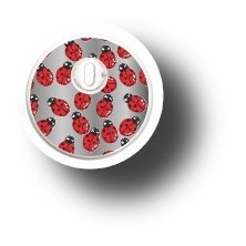 STICKER FREESTYLE LIBRE® 3 / MODEL Silver ladybugs [221_13]