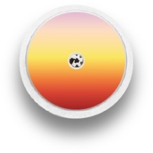 STICKER FREESTYLE LIBRE® 2 / MODEL Orange and yellow flashes [117_1]