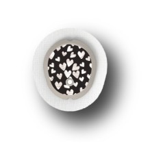 STICKER DEXCOM® G7 / MODEL Silver hearts [114_16]