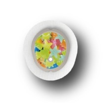 STICKER DEXCOM® G7 / MODELLO Figure di mare colorate [119_16]