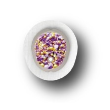 STICKER DEXCOM® G7 / MODÈLE  Boules douces violettes [128_16]