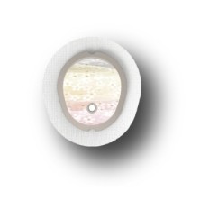 STICKER DEXCOM® G7 / MODEL White flowers [159_16]