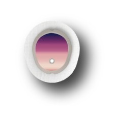 STICKER DEXCOM® G7 / MODEL Rose and purple flash [189_16]