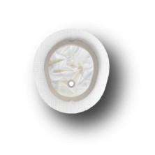 STICKER DEXCOM® G7 / MODÈLE  tissu blanc [191_16]