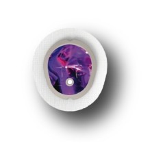 STICKER DEXCOM® G7 / MODEL Electric purple abstract [214_16]