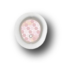 STICKER DEXCOM® G7 / MODELL Rosa Sechsecke [220_16]