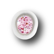 STICKER DEXCOM® G7 / MODELO flores cor de rosa [222_16]