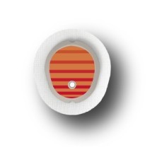 STICKER DEXCOM® G7 / MODEL Orange stripes [223_16]
