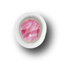 STICKER DEXCOM® G7 / MODELLO Tessuto rosa [231_16]