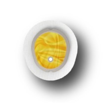 STICKER DEXCOM® G7 / MODELO Tecido amarelo [250_16]