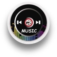 STICKER FREESTYLE LIBRE® 2 / MODELL Music [274_1]