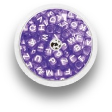STICKER FREESTYLE LIBRE® 2 / MODÈLE Alphabet violet [154_1]