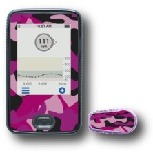PACK STICKERS DEXCOM® G6 / MODEL Military pink [271_7]