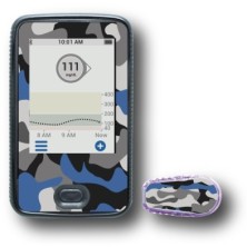 PACK STICKERS DEXCOM® G6 / MODELL Blaues Militär [273_7]