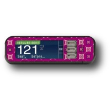 STICKER BAYER CONTOUR® NEXT USB / MODELL Pink squares [292_5]