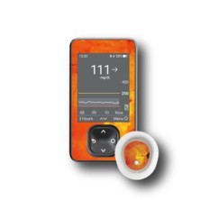 PACK STICKERS DEXCOM® G7 / MODELL Feuerstein [2_18]