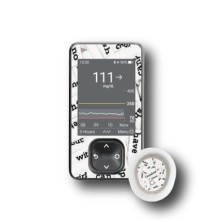 PACK STICKERS DEXCOM® G7 / MODELL Briefe [17_18]