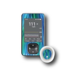 PACK STICKERS DEXCOM® G7 / MODELO Estampado azul [20_18]