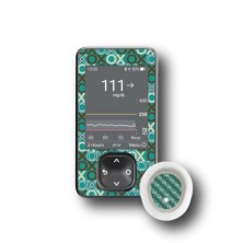 PACK STICKERS DEXCOM® G7 / MODELL Grüner Ochsen [32_18]