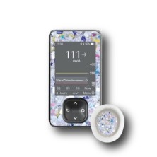 PACK STICKERS DEXCOM® G7 / MODELL Blauer Quarz [33_18]