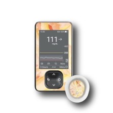 PACK STICKERS DEXCOM® G7 / MODELL Jaspeado Peach [35_18]