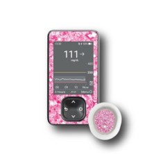 PACK STICKERS DEXCOM® G7 / MODELL Rosa Quarz [37_18]