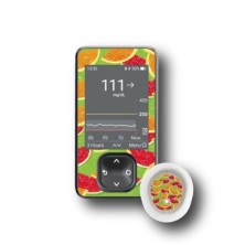 PACK STICKERS DEXCOM® G7 / MODELL Obstsegmente [41_18]