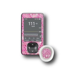 PACK STICKERS DEXCOM® G7 / MODELL Pink Sirene Schwanz [66_18]