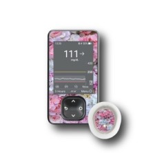 PACK STICKERS DEXCOM® G7 / MODELL Blumen [79_18]