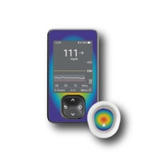 PACK STICKERS DEXCOM® G7 / MODELLO Flash circolare [129_18]