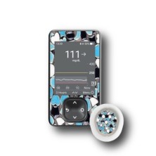 PACK STICKERS DEXCOM® G7 / MODEL Blue mosaic [148_18]