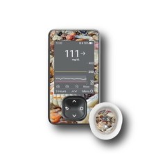 PACK STICKERS DEXCOM® G7 / MODELLO Conchiglie di mare [164_18]