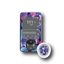 PACK STICKERS DEXCOM® G7 / MODEL Purple balls [167_18]