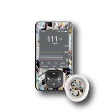 PACK STICKERS DEXCOM® G7 / MODELL Kristalle [180_18]