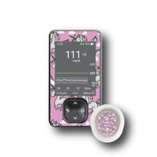 PACK STICKERS DEXCOM® G7 / MODELLO Unicorni bianchi [193_18]