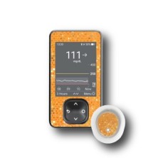 PACK STICKERS DEXCOM® G7 / MODEL Gold siren tail [235_18]