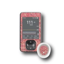 PACK STICKERS DEXCOM® G7 / MODELLO Coda di sirena rosa [236_18]