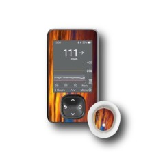 PACK STICKERS DEXCOM® G7 / MODELL Astract Orange [267_18]