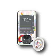 PACK STICKERS DEXCOM® G7 / MODELL Einhorn mit Sternen [268_18]