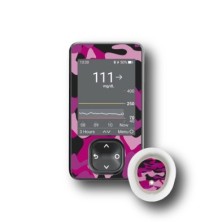 PACK STICKERS DEXCOM® G7 / MODEL Military pink [271_18]