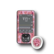 PACK STICKERS DEXCOM® G7 / MODELL Rosa Leopard [285_18]