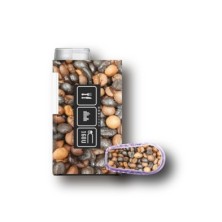 PACK STICKERS MYLIFE YPSOPUMP + DEXCOM® G6  / MODÈLE Grain de café [42_19]