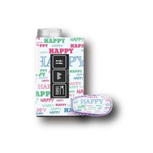 PACK STICKERS MYLIFE YPSOPUMP + DEXCOM® G6  / MODELL Happy [59_19]