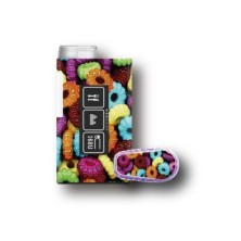 PACK STICKERS MYLIFE YPSOPUMP + DEXCOM® G6  / MODELLO Ciambelle colorate [144_19]
