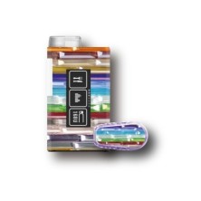 PACK STICKERS MYLIFE YPSOPUMP + DEXCOM® G6  / MODELLO Quarzo a colori [152_19]
