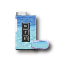 PACK STICKERS MYLIFE YPSOPUMP + DEXCOM® G6  / MODEL Sea beach [158_19]